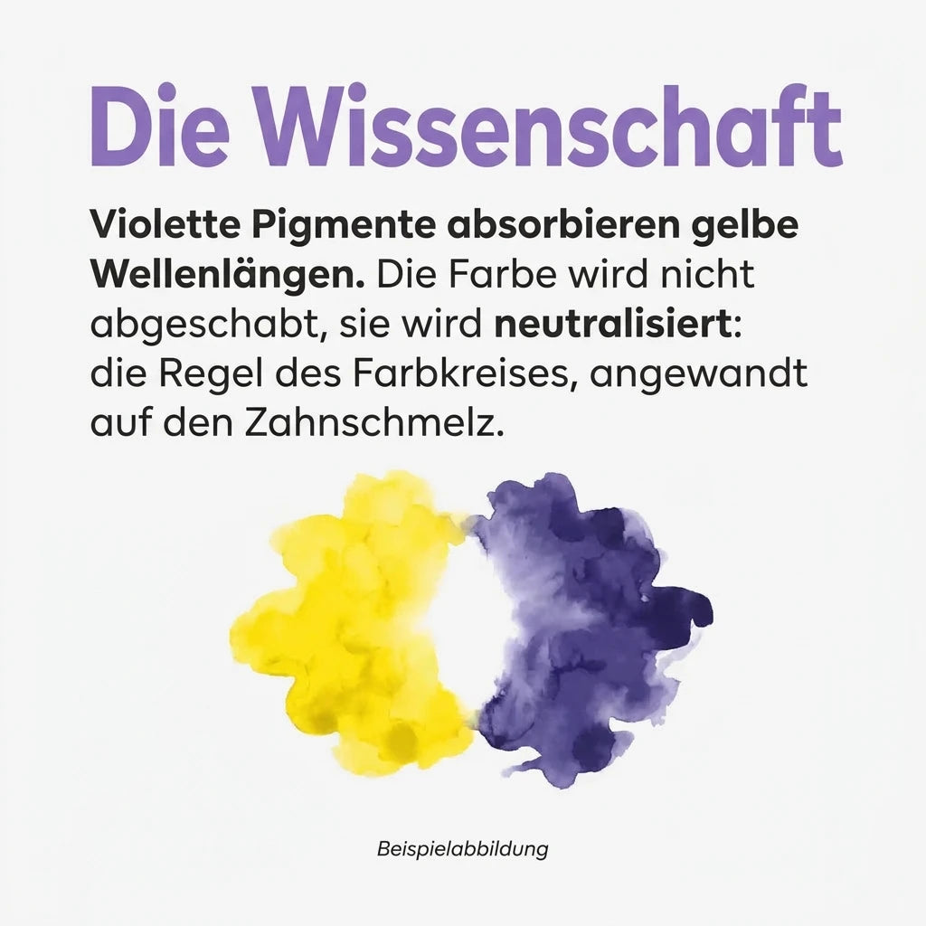 Die Wissenschaft — Violette Pigmente absorbieren gelbe Wellenlängen