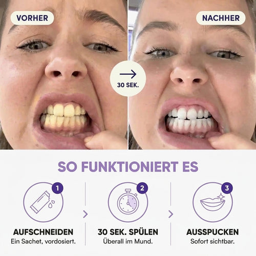 Violette Mundspülung
